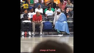 JiDion gets banned from all NBA events for sleeping during a WNBA game [upl. by Hctub322]