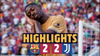 💥 HIGHLIGHTS BARÇA 22 JUVENTUS 🇺🇸 [upl. by Nerual856]