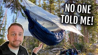 I Wish I Knew This Sooner About Hammock Camping [upl. by Leumas347]