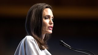 Angelina Jolie speech blockout2024 peace [upl. by Ahseet]