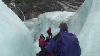 Nigardsbreen Blue Ice Glazier Hike Norway HD [upl. by Evanne]