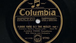 Florrie Forde Florrie Forde Old Time Medley 1929 12 78 rpm [upl. by Felipe]