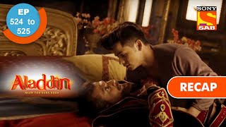 Aladdin  अलादीन  Ep 524 amp 525  RECAP [upl. by Eceined]