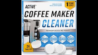 onlineshopping coffee machine cleaner Descaler tablets active [upl. by Bordiuk]