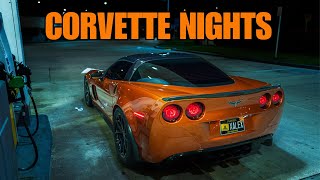 COME WITH ME FOR A NIGHT DRIVE  CORVETTE C6 Z06 POV [upl. by Adnawaj]