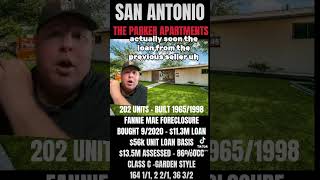 San Antonio Apartment Going to Foreclosure  The Parker Apartments [upl. by Aicnarf732]