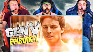 GEN V EPISODE 1 REACTION The Boys Spin Off  1x1 Breakdown Review amp Ending Explained [upl. by Kristofor]