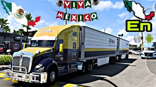 American Truck Simulator mapa de México en Android 🇲🇽  de Caborca a Hermosillo primer viajé en mex [upl. by Sinne192]