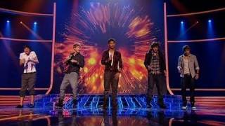 One Direction sing Viva La Vida  The X Factor Live  itvcomxfactor [upl. by Hesta260]