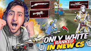 White Colour⚪️Only Challenge🤣In New Cs Ranked😱As Gaming  Free Fire India [upl. by Wixted611]