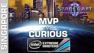 Mvp vs Curious  Group A  IEM Singapore  StarCraft 2 [upl. by Snoddy598]