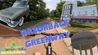 Razorback Greenway Bike Trail Bentonville Arkansas [upl. by Reg]