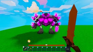 How to kill Void Tier 50 kit with 2 hits wooden sword Roblox Bedwars Glitch [upl. by Anauqahc]