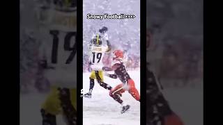 Nothings Better Than Football In The Snow 🏈 football nfl sports snow [upl. by Kwang]