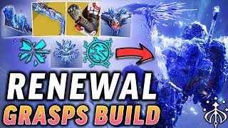 This INSANE Renewal Grasps Build Will Freeze EVERYTHING in PvE Destiny 2 Hunter Build [upl. by Maximo476]