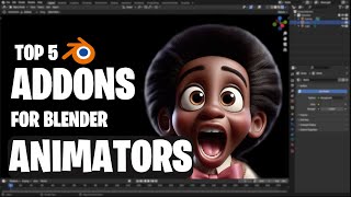 Top 5 Addons for Blender Animation [upl. by Anbul958]