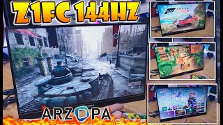 Mira que JOYITA NUEVO Arzopa Z1FC con 144Hz en un Monitor PORTATIL Plug and Play [upl. by Ahsinan105]