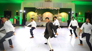 BEST Indian Groom Squad Dance  Ek Pal Ka Jeena Jeene Ke Hai Chaar Din Mauja Hi Mauja Desi Boyz [upl. by Nabla]