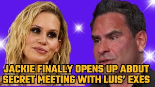 RHONJ Jackie Goldschneider Opens Up About Secret Meeting with Louie’s Exes amp Future of the Show [upl. by Naellij]