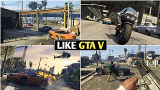 Top 5 Open World Games For Android  Best Open World Games Like GTA V 2024 [upl. by Ayle]