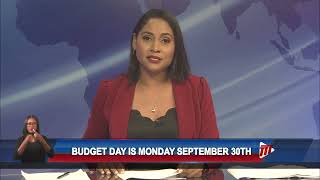 Budget Day Is Monday September 30th [upl. by Ylrebma146]