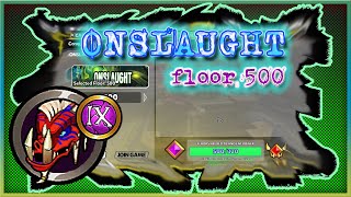 DD2  ONSLAUGHT FLOOR 500  fissure nether spyder weapon Mfr  Dungeon Defenders [upl. by Alimhaj]