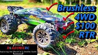 Hosim 2845 116 Brushless 4WD RC Truck  Unbox  Test  Review [upl. by Elirpa]