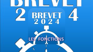 Les fonctions au Brevet 2024 [upl. by Gnouh]