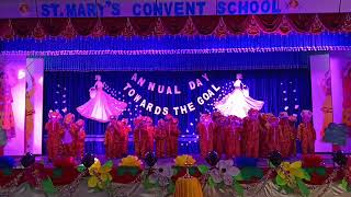 Nursery Dance Annual Day 2024 at StMarys Convent School Ghansali [upl. by Cirtemed]