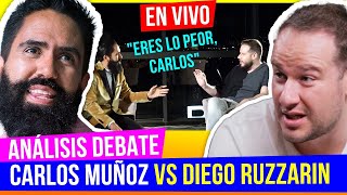 🤜ANÁLISIS punto x punto quotDebatequot CARLOS MUÑOZ Vs DIEGO RUZZARIN 👉🏼 ¿ Quien HABRÁ ganado 🤦🏻‍♂️🤦🏻‍♂️ [upl. by Nesnej43]