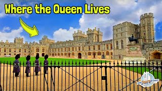 360° Video Windsor Castle Tour  BBC London [upl. by Iatnohs]