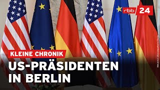 Kleine Chronik der USPräsidentenbesuche in Berlin [upl. by Mile651]