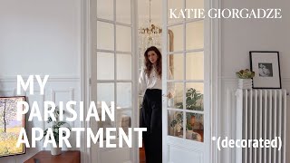 How I decorated my Parisian apartment  House Tour  KATIE GIORGADZE [upl. by Dorren]