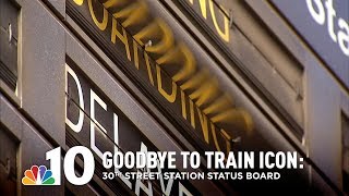 Saying Goodbye to Philadelphias 30th Street Stations Iconic Flip Board [upl. by Wager]