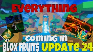 EVERYTHING NEW In Blox Fruits Update 24 Gun Reworks Map Reworks New UIand MORE [upl. by Otis]