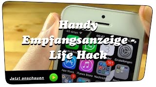 Optimale Handyempfangsanzeige  Life Hack  Tutorial [upl. by Robbin187]