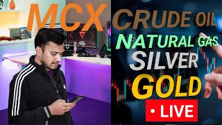 MCX Live Trading  Today Live MCX Trading crudeoil gold trading [upl. by Efinnej]