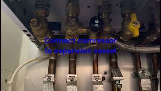 How to repressurising expansion vessel on a Vokera combi boiler step by step [upl. by Seel]