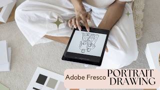 How to trace a family portrait using Adobe Fresco [upl. by Yrotciv]