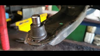 ford fiesta lower suspension arm ball joint replacement [upl. by Kellen]