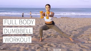 DUMBBELL FULL BODY WORKOUT  quick 10 minutes all fitness levels  Dr LA Thoma Gustin [upl. by Vinay]