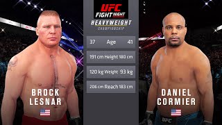 Brock Lesnar vs Daniel Cormier Full Fight  UFC Fight Night [upl. by Hecker326]