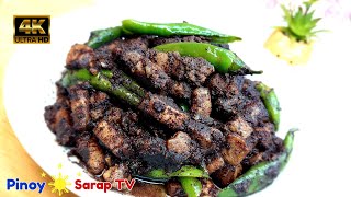 How to Cook Pork Dinuguan  Dinardaraan Ilocano  Walang Sabaw at Lansa  Pinoy Sarap TV [upl. by Lezlie]