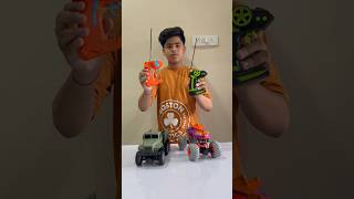 Rc Army Truck Vs Rc Bouncing Car😁 shorts rccar [upl. by Ahsinhoj582]