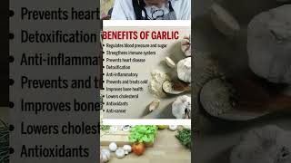 Benefits of Garlic health healthyfood shorts [upl. by Donnamarie189]