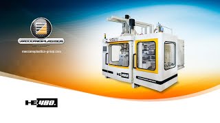 HE480S  Macchina estrusione soffiaggio plastica  Extrusion Blow Moulding Full Electric [upl. by Arriet448]