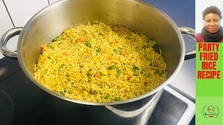 ✅ PARTY FRIED RICE RECIPEEASY STEP BY STEP GUIDE FOR BEGINNERS [upl. by Serdna]