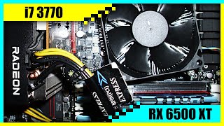 i7 3770  RX 6500 XT Gaming PC in 2022  Tested in 7 Games [upl. by Eirffej429]