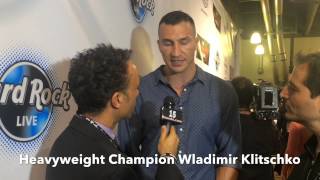 Wladimir Klitschko interview by Johnny Farace Schulz [upl. by Valenka640]