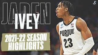 Consensus AllAmerican Jaden Ivey 202122 Season Highlights  173 PPG 49 RPG 31 APG [upl. by Anekam]